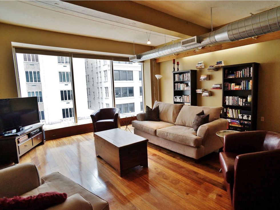 On the Market No. 902 Capitol Lofts July 2014 living room