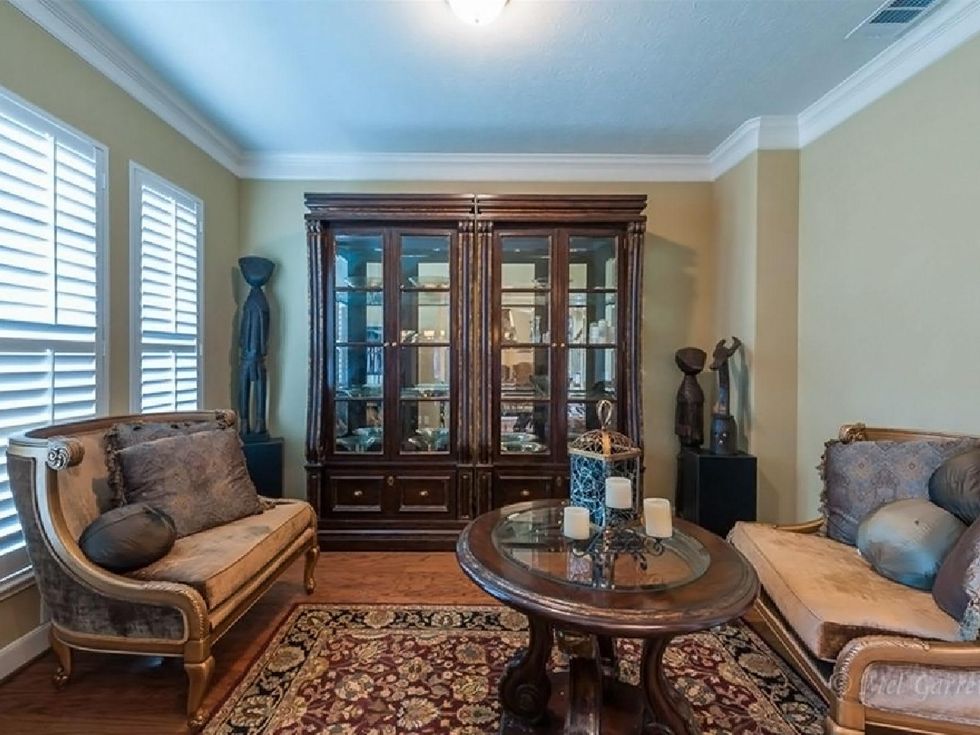 On the Market Vince Young Royal Oaks house 12006 Legend Manor Drive October 2014 formal living room