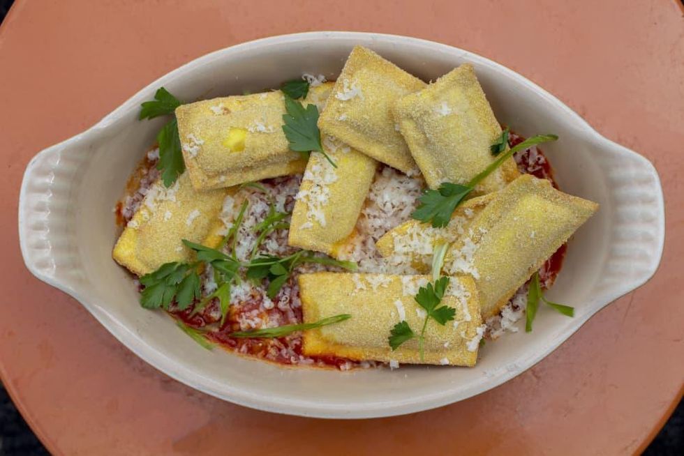 One Fifth Red Sauce Italian toasted ravioli