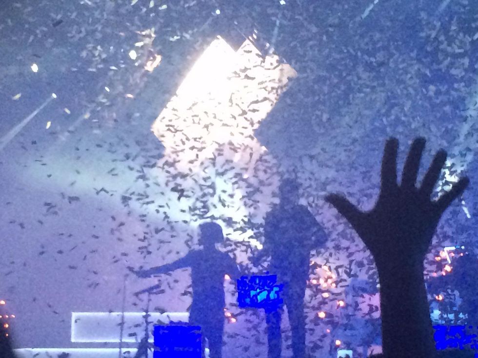 OneRepublic concert at Cynthia Woods Mitchell Pavilion