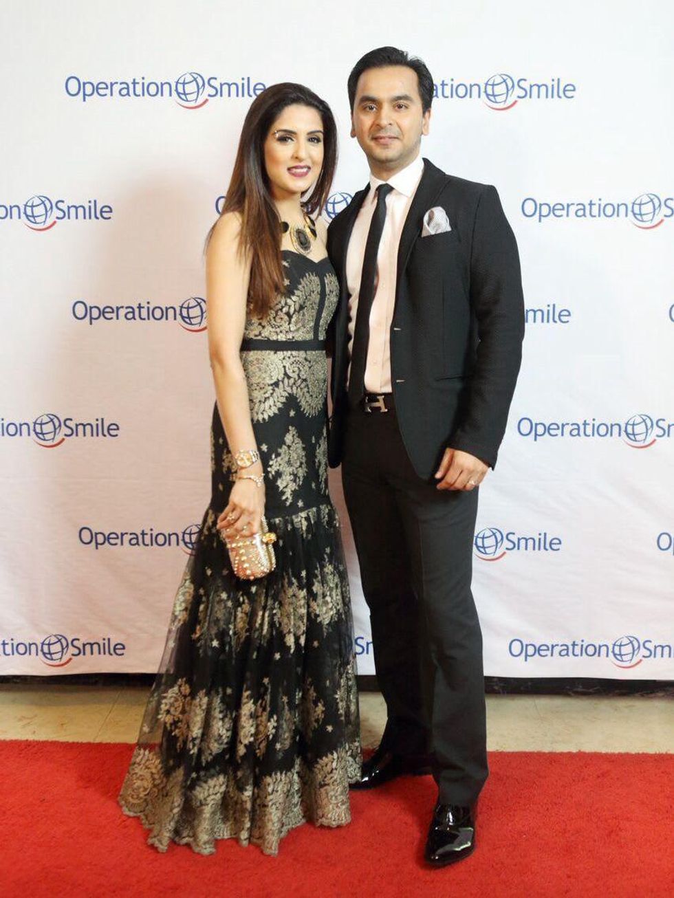 Operation Smile Gala 2015 Sneha and Nick Merchant