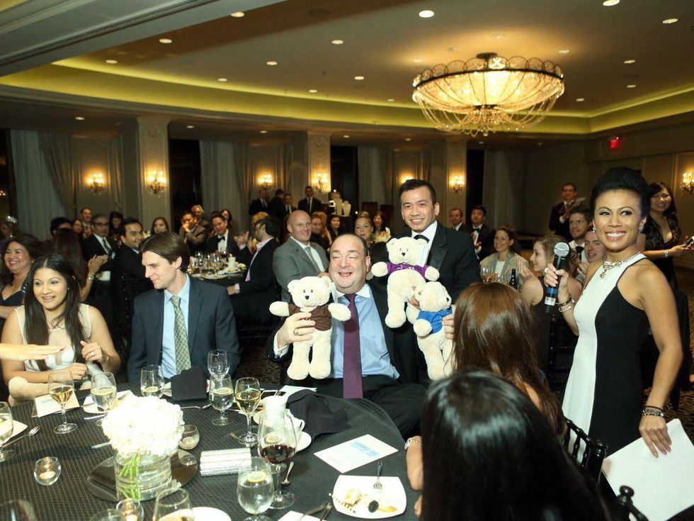 Operation Smile Gala 2015 teddy bear raise