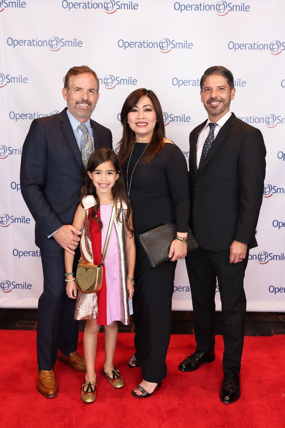 Operation Smile Gala 2021 Matt Holley Isabella Santini Hoang Dr, Dane Hoang Dr, Noel Santini