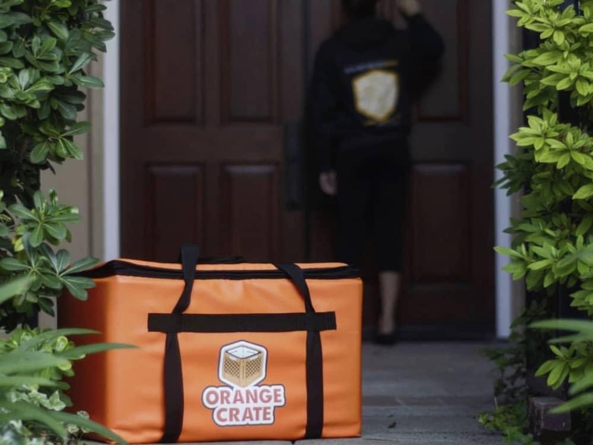 Orange Crate delivery bag