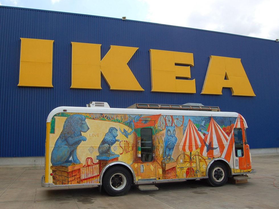 Orange Show Art Bus, April 2013