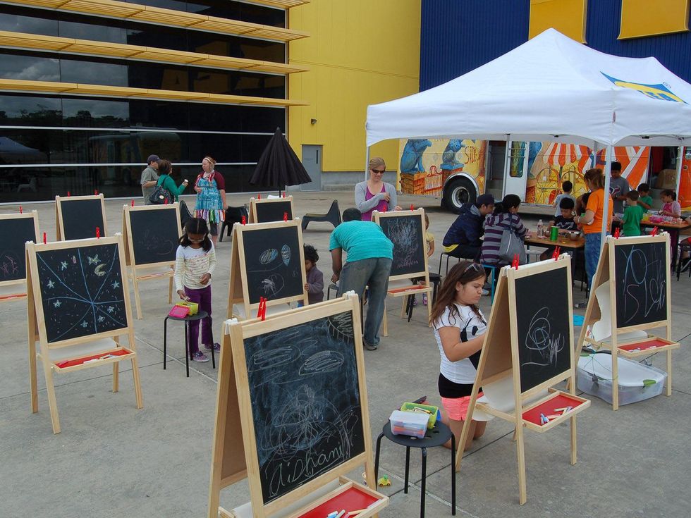 Orange Show Art Bus, April 2013