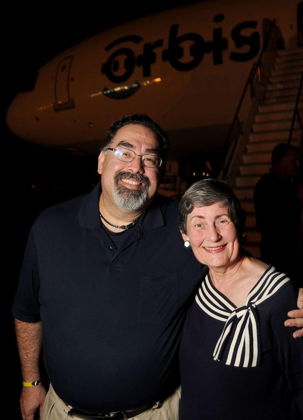 Orbis Flying Eye Stephen Vega, Nancy Poffenberger