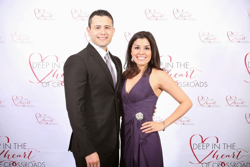 Orlando and Cindy Castaneda at the Crossroads Gala June 2014