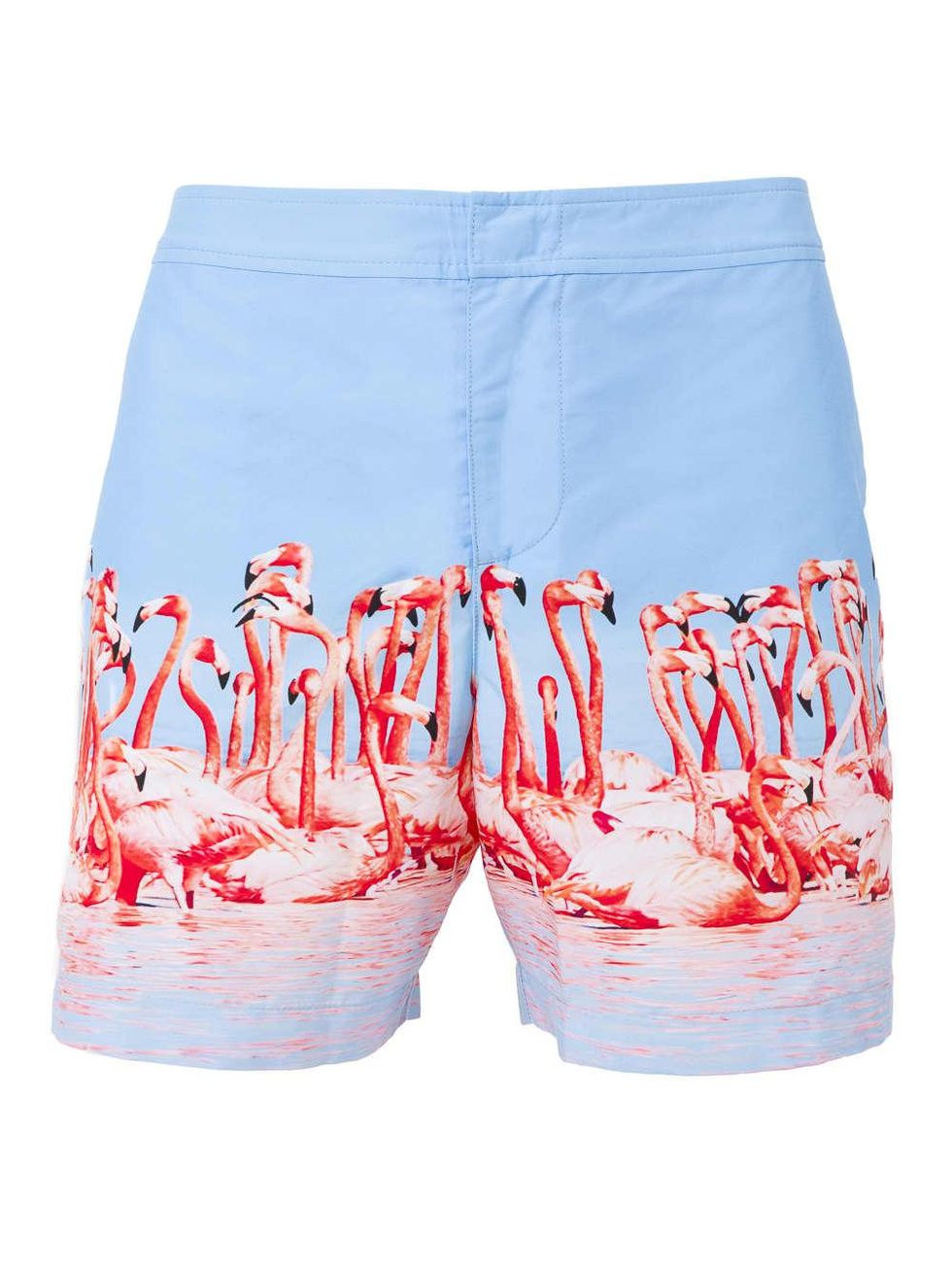Orlebar Brown flamingo swim shorts in The Webster Lane Crawford collaboration