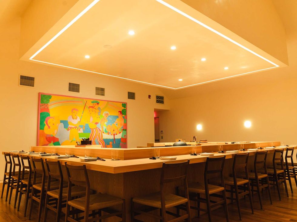 Oru sushi restaurant interior