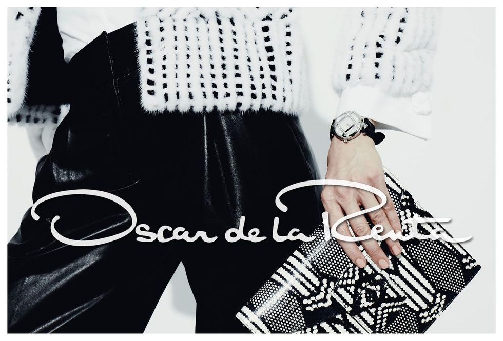 Oscar de la Renta watch ad