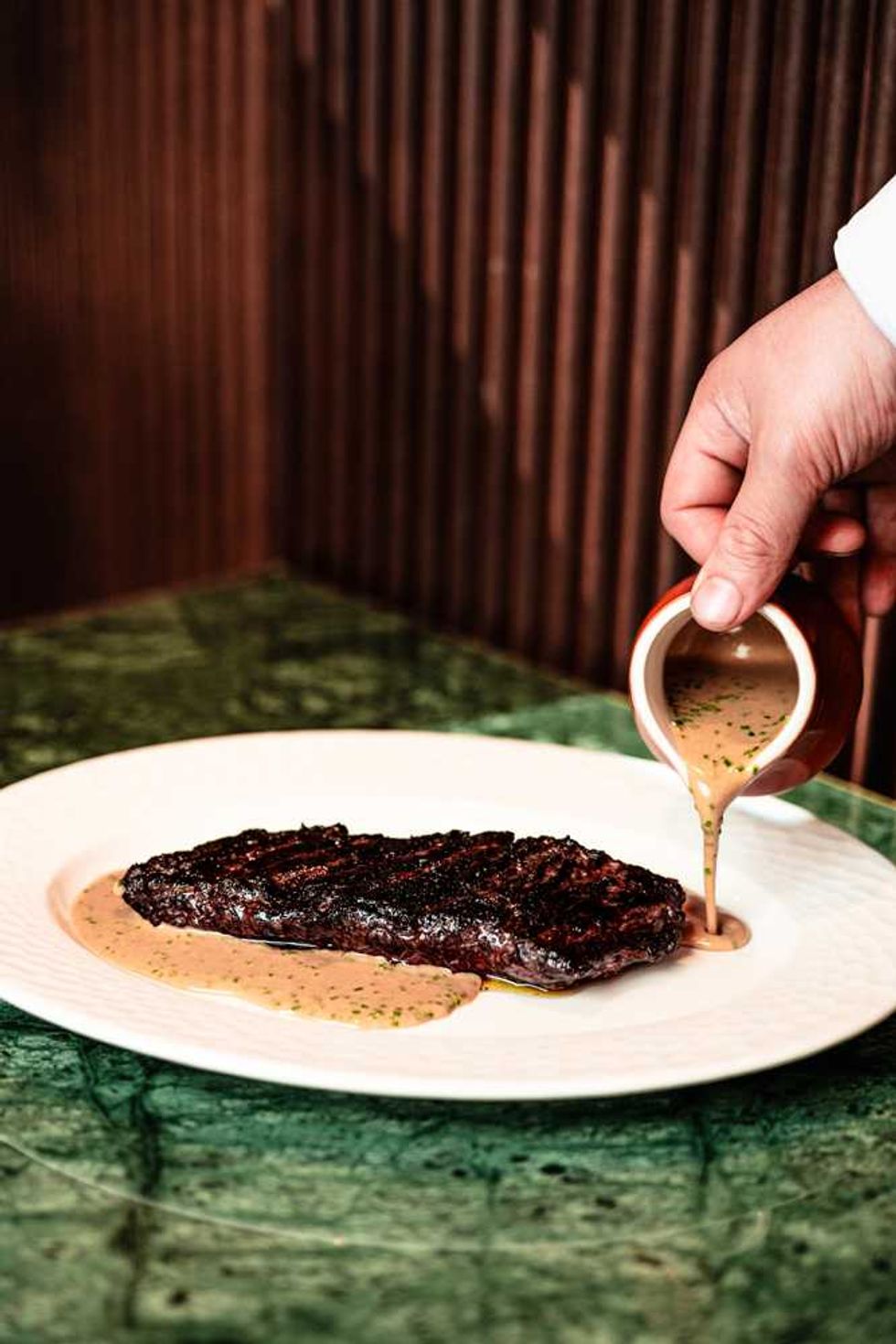Osteria di Mercato hanger steak