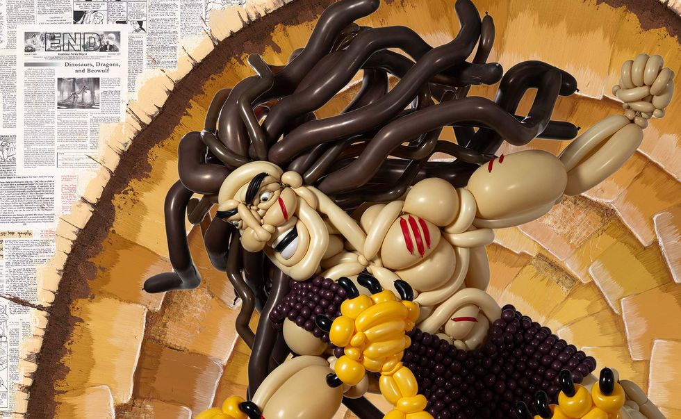 Out Of The Strong, Something Sweet - a fine art balloon sculpture exhibition by DJ Morrow