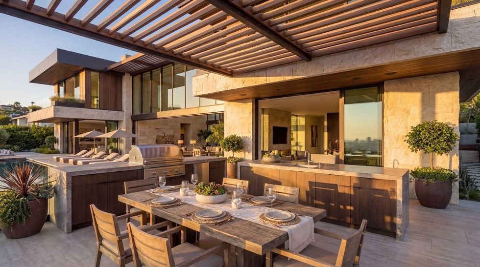 Outdoor kitchen, Houzz 2026 Outdoor Trends Study