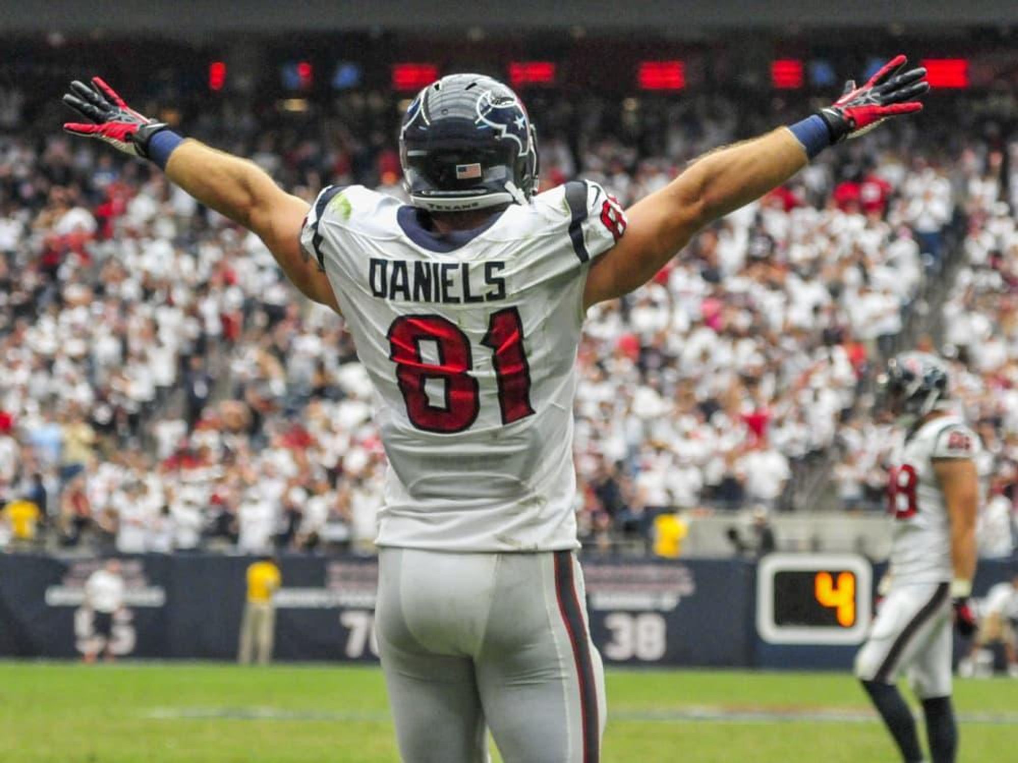 Owen Daniels Texans celebrate