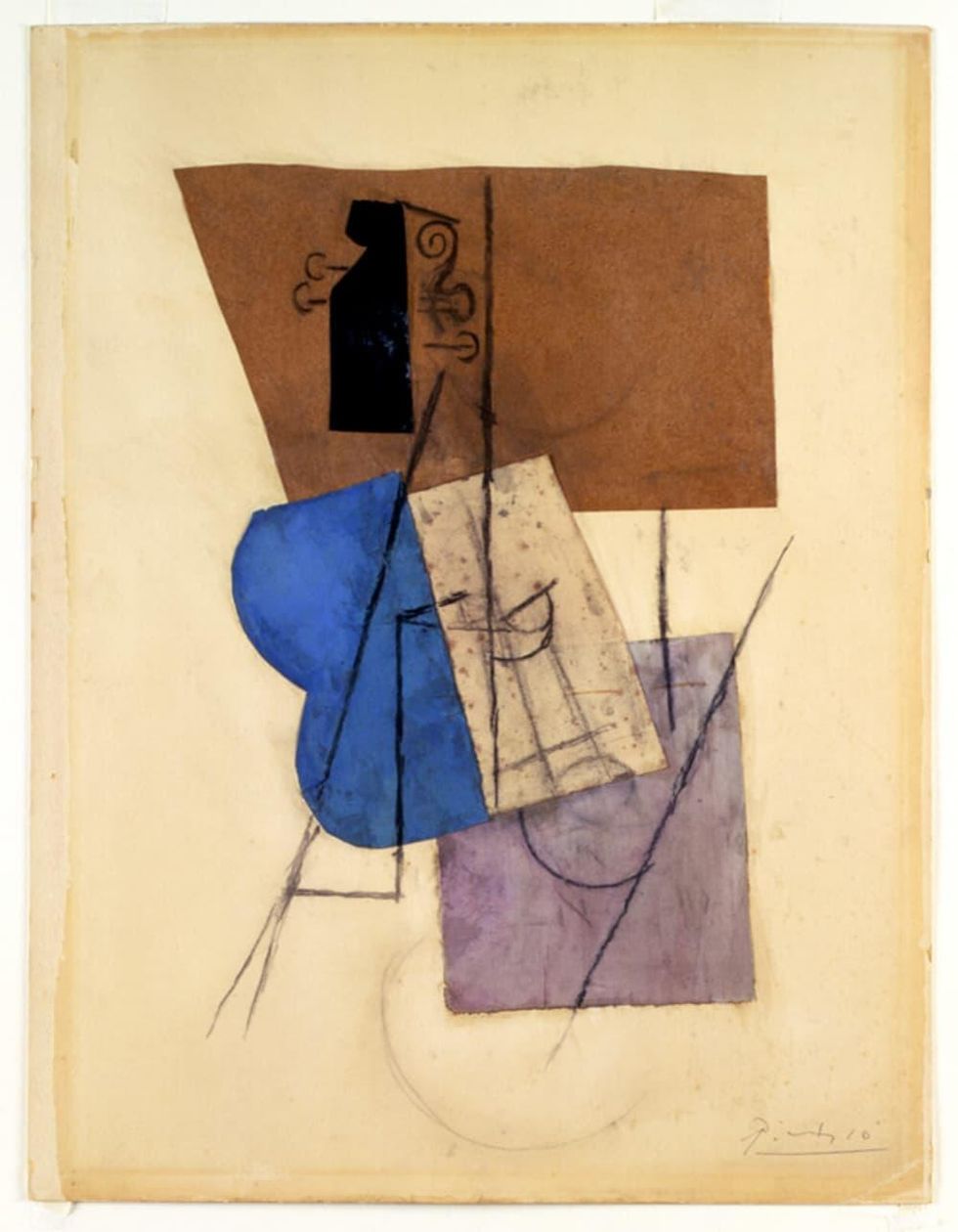 Pablo Picasso, Violin on a Table