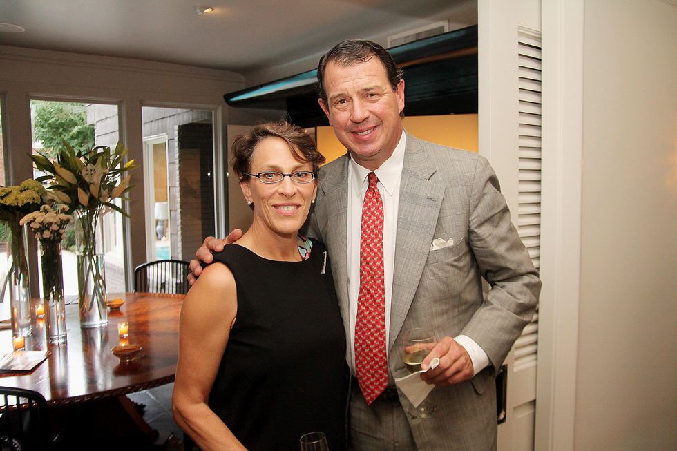 Page Kempner and Jay Courage at the Da Camera Jason Moran launch party September 2014