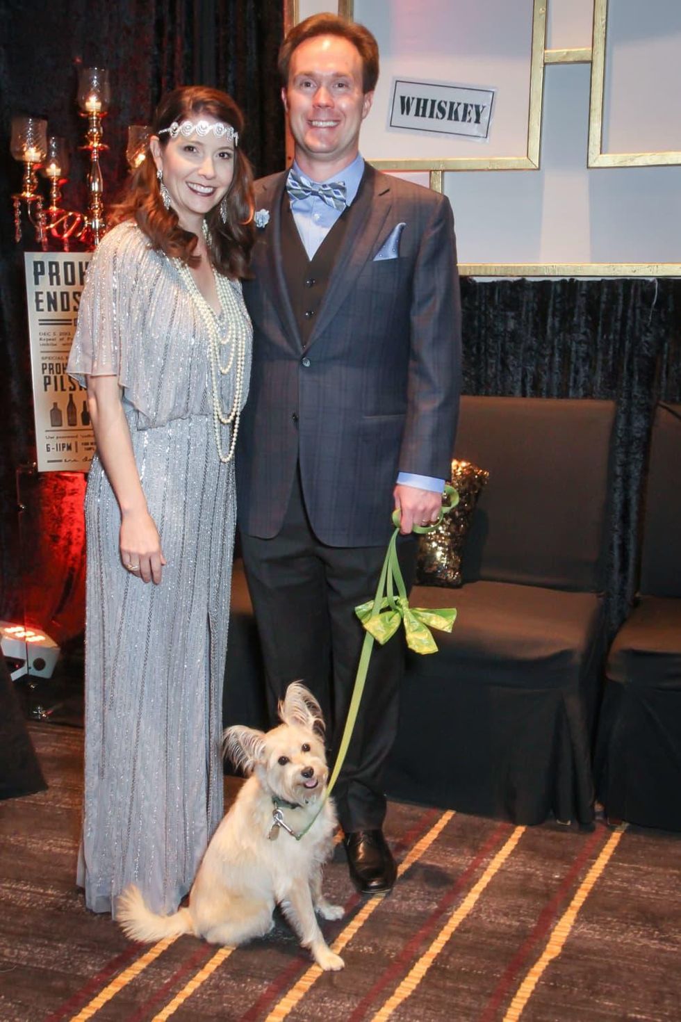 Paige and Bob Martin with Miss Celie at Cap Gala