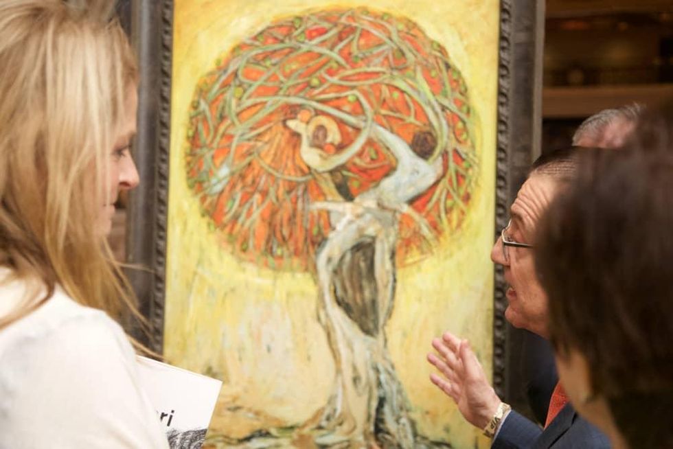 Paige Fertitta and Dr. Nansen G. Saleri