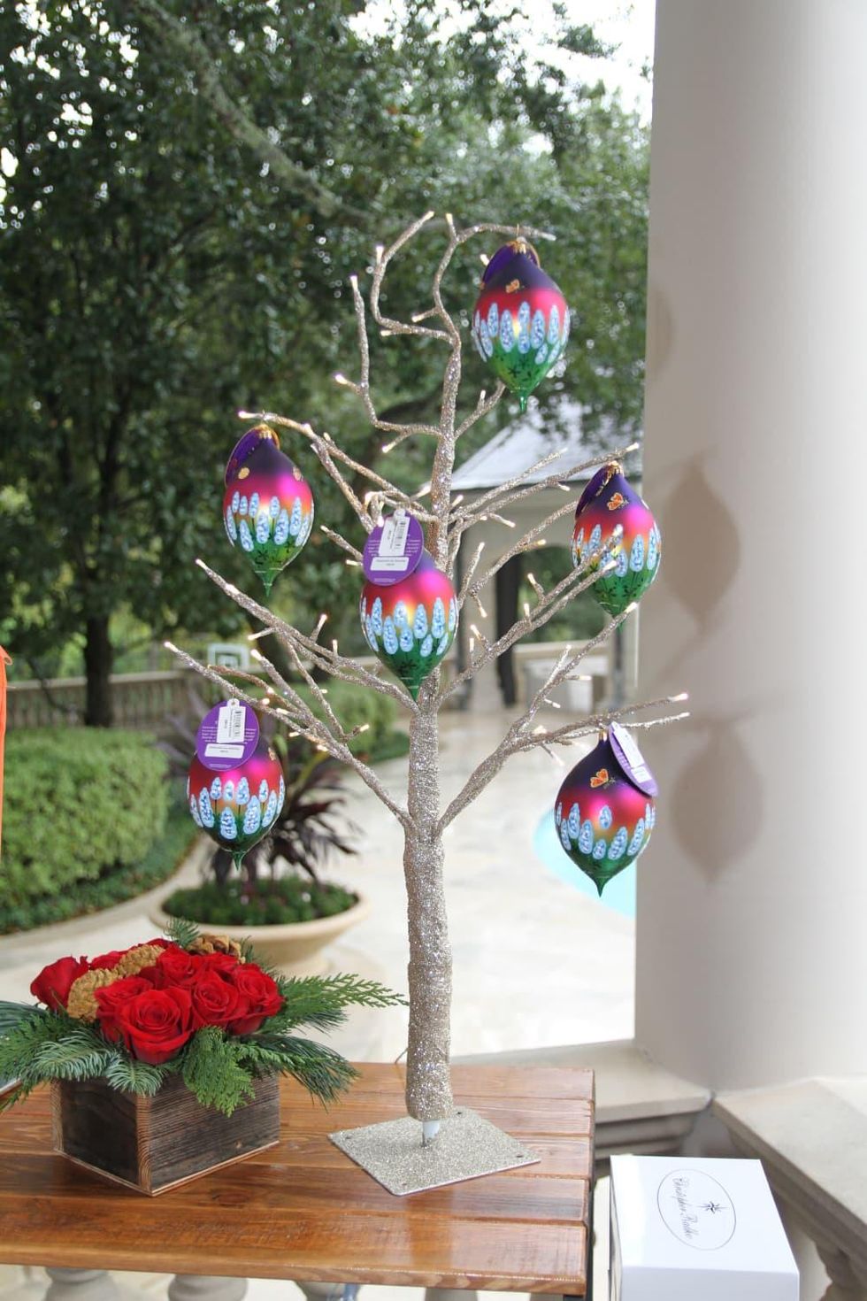 Paige Fertitta Children's Art Project trunk show MD Anderson Bluebonnets Butterfly Radko