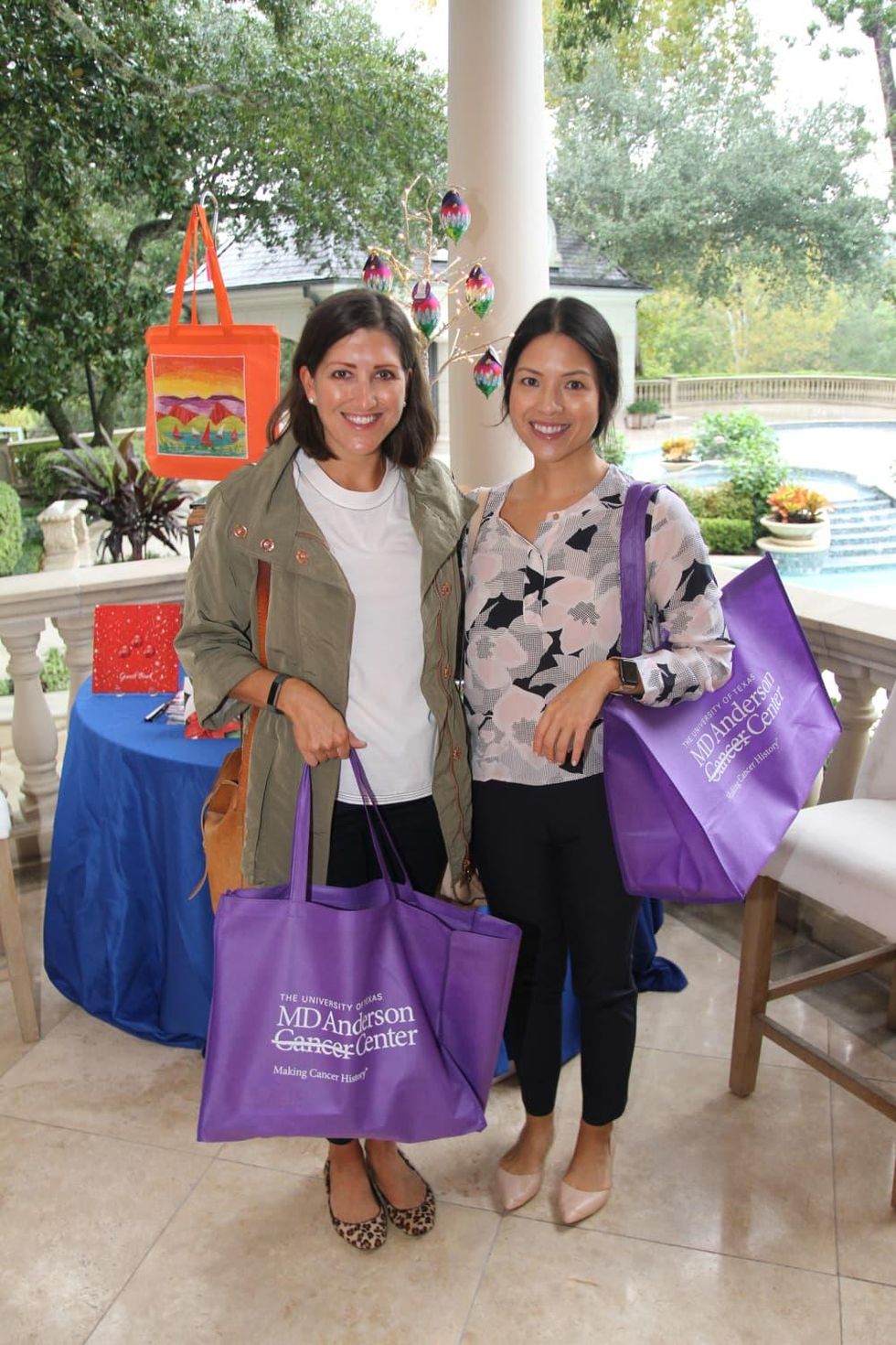 Paige Fertitta Children's Art Project trunk show MD Anderson Caroline Brown, Nancy Bihlmaier