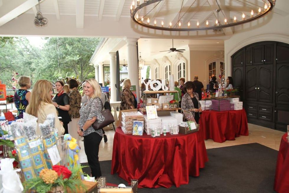 Paige Fertitta Children's Art Project trunk show MD Anderson guests shopping