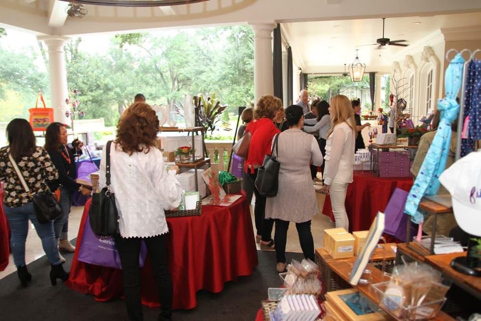 Paige Fertitta Children's Art Project trunk show MD Anderson shoppers