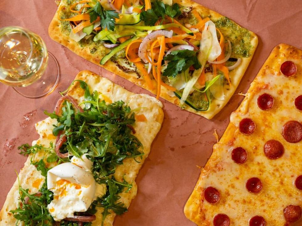 Palace Social pizza trio