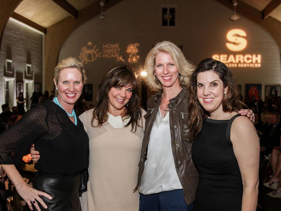 Pam Lewis, from left, Terri Havens, Kelly Labanowski and Alicia Kowalski at the SEARCH fashion event March 2014