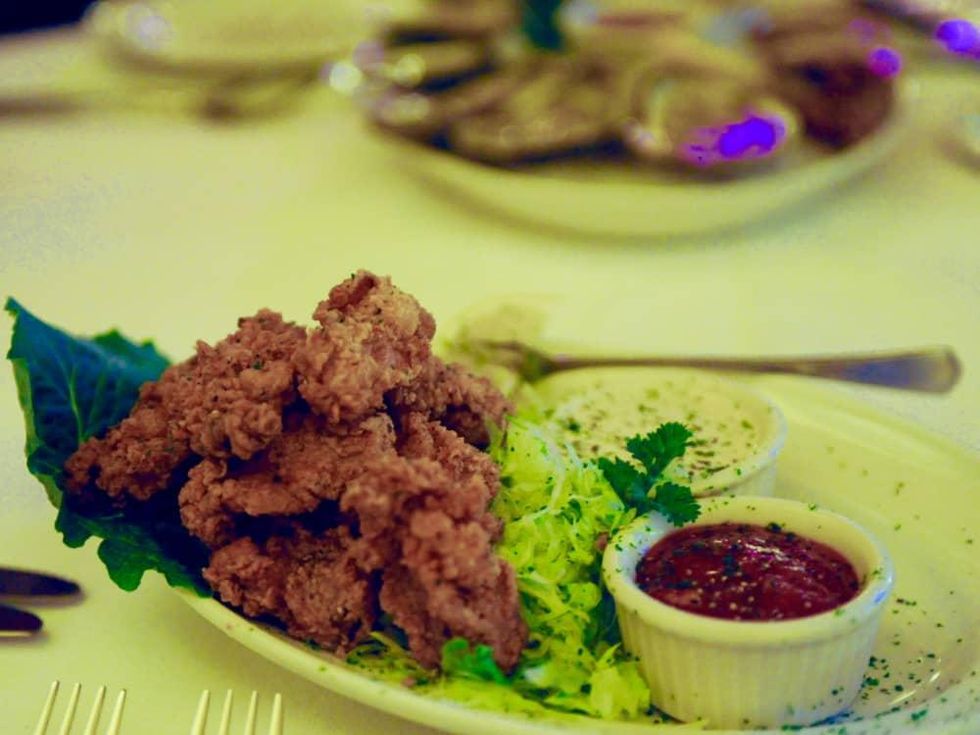 Pappas Bros Steakhouse downtown fried oysters