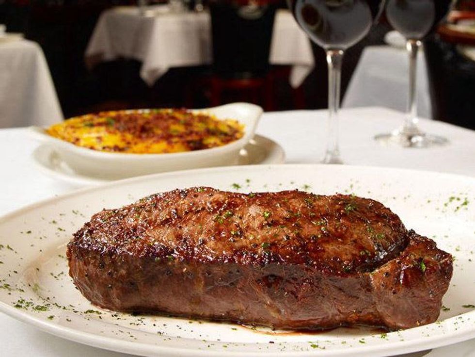 Pappas Bros. Steakhouse, steak, wine