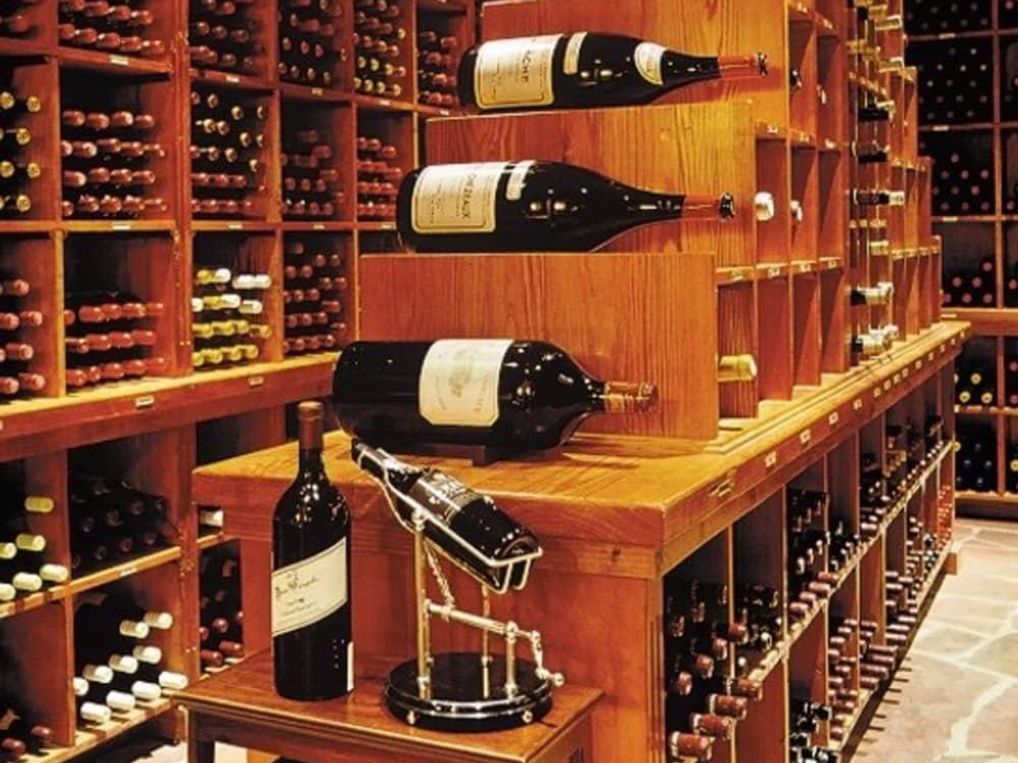 Pappas Bros Steakhouse wine storage