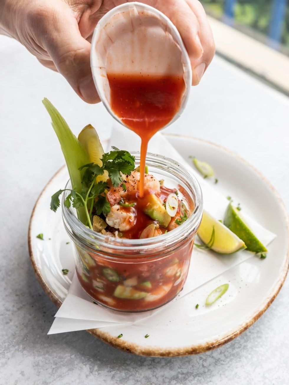 Pappas Shrimp Shack shrimp campechana