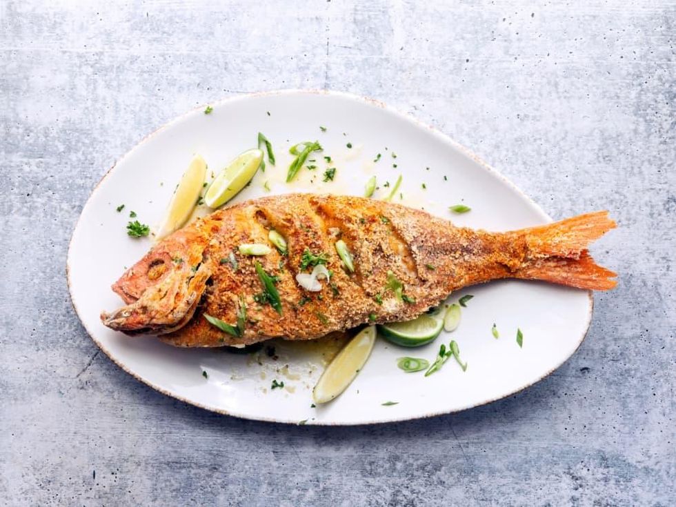 Pappas Shrimp Shack whole fried snapper