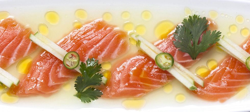 Pappasito's salmon ceviche