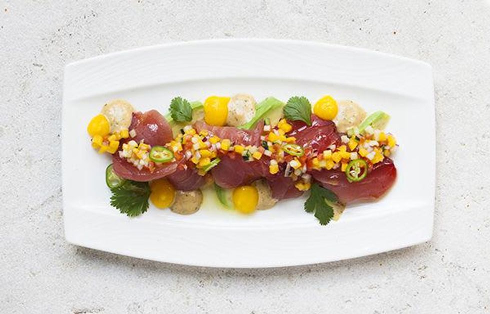 Pappasito's tuna ceviche