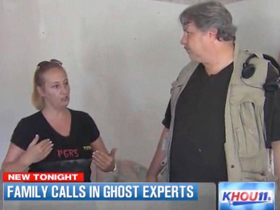 paranormals haunted house Houston July 2013 RUN FLAT