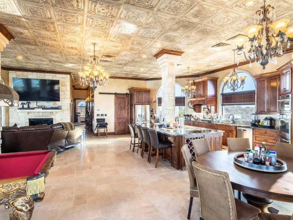 Parsons Castle sits on the shores of Lake Whitney in Laguna Park