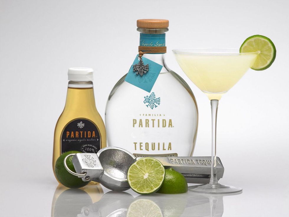 Partida tequila margarita limes marg