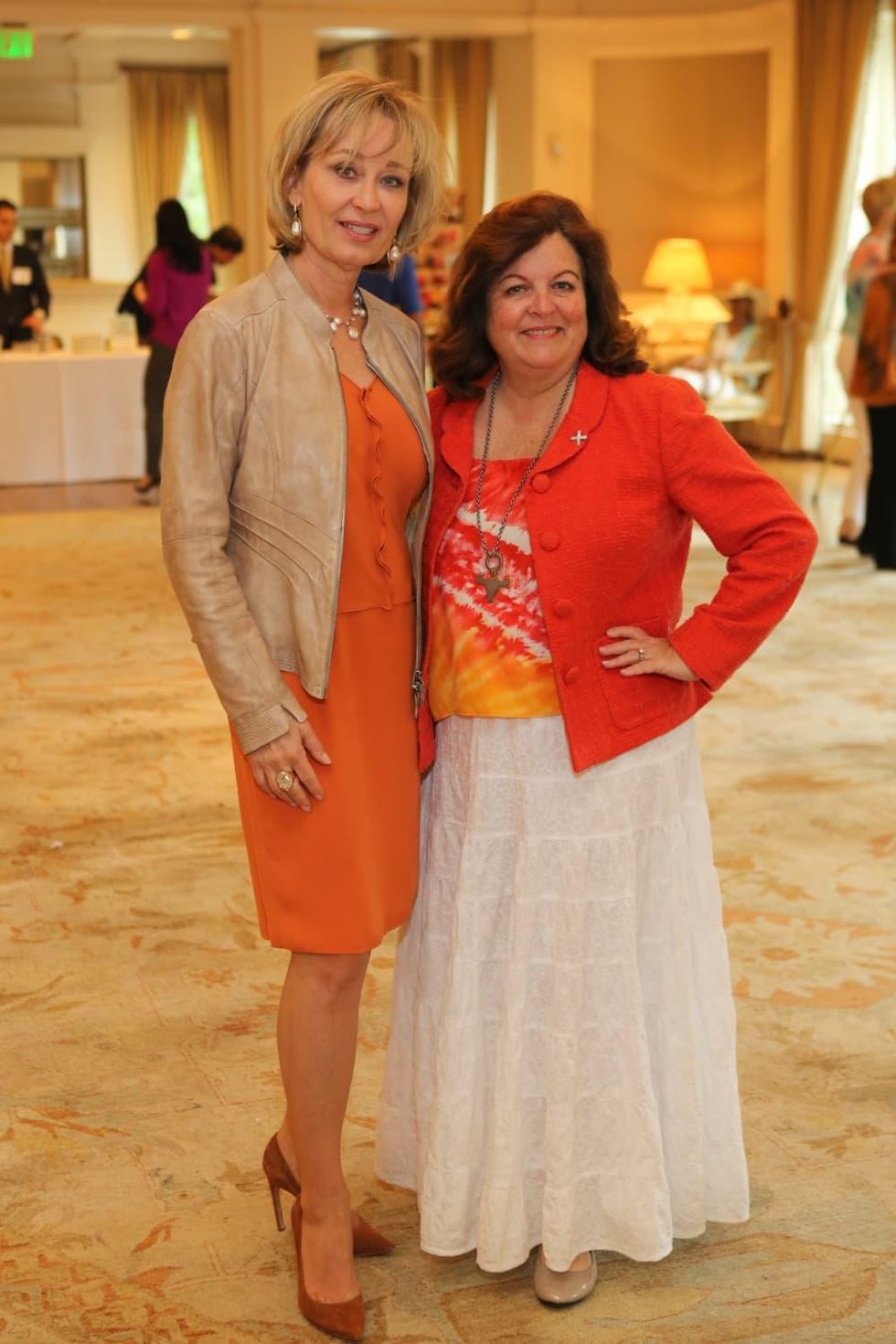 Partners Luncheon 4/16, Cathy Borlenghi, Carolyn Moody Drake