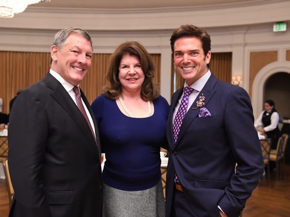 Passion for Fashion Luncheon Neal Hamil, Julia Frankel, Lenny Matuszewski