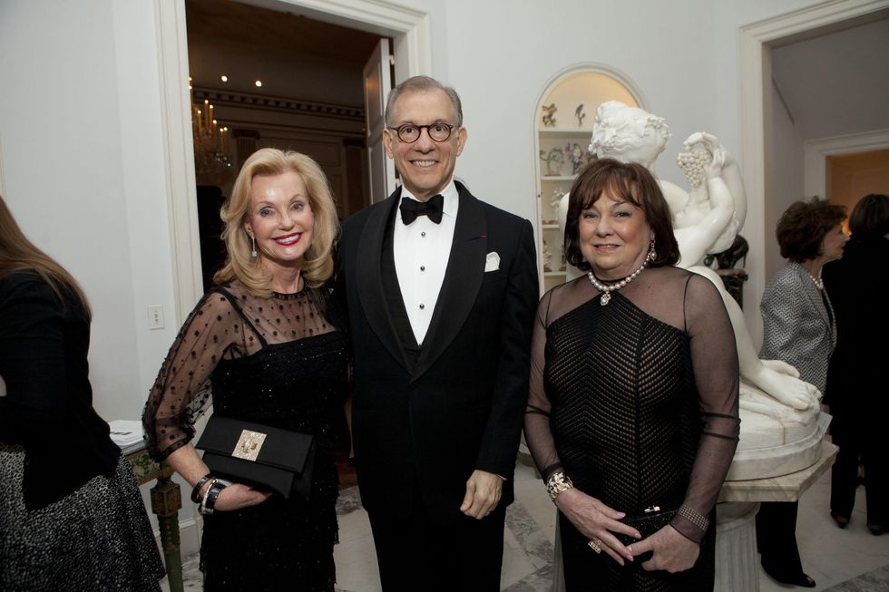 Pat Breen, from left, Gary Tinterow and Rose Cullen at the Rienzi Society dinner January 2014