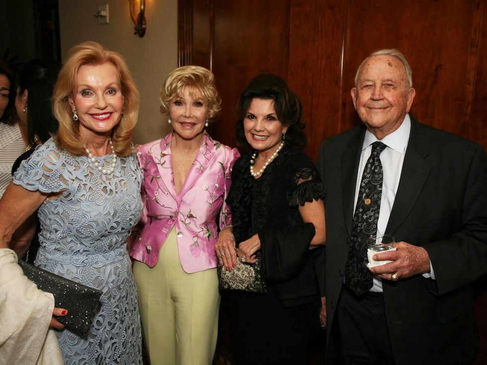 Pat Breen, from left, Joanne King Herring, Linda McReynolds and Jim Nelson at Masterpiece Evening April 2014