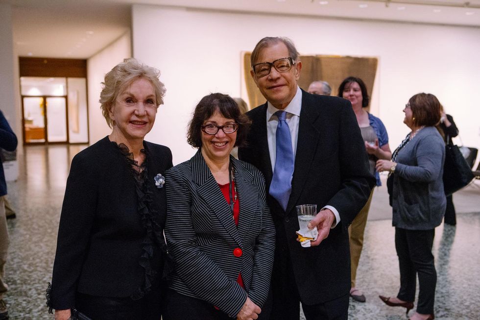 Pat York, Marian Luntz and Michael York at Museum of Fine Arts Houston