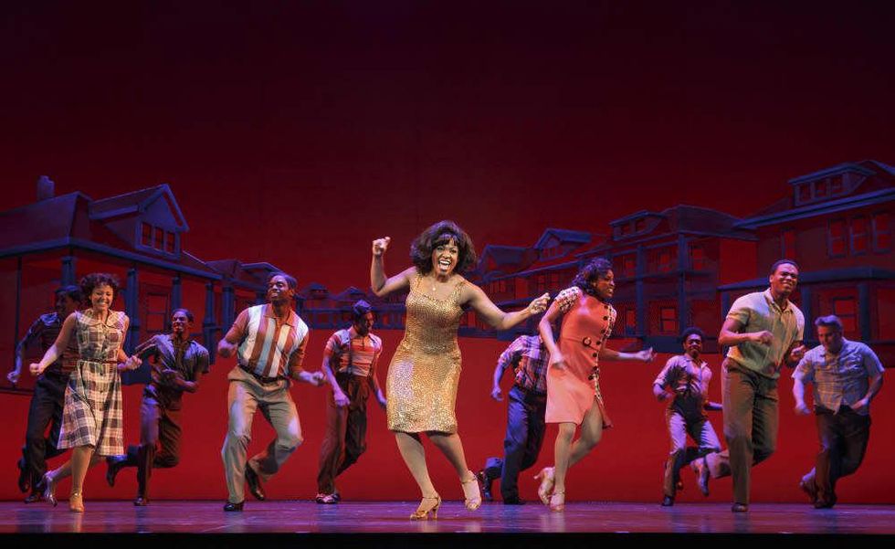 Patrice Covington as Martha Reeves in Motown the Musical
