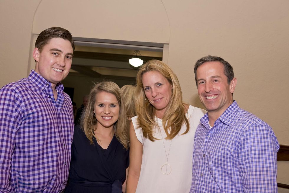 Patrick and Emily Samuels, from left, and Melinda and Matt Mogas at the Camp for All event September 2014