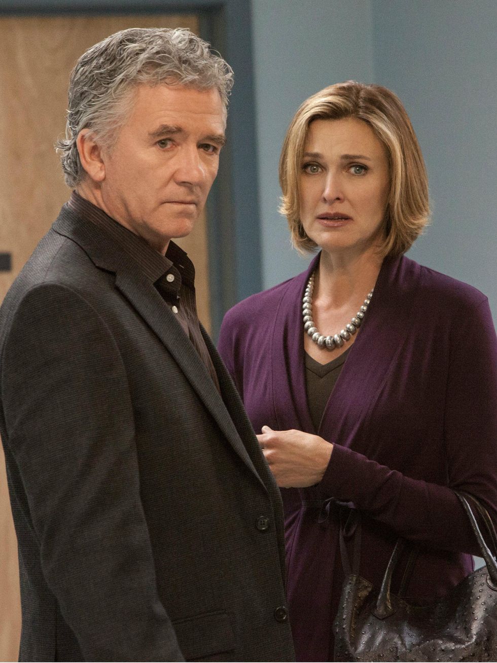 Patrick Duffy and Brenda Strong on Dallas
