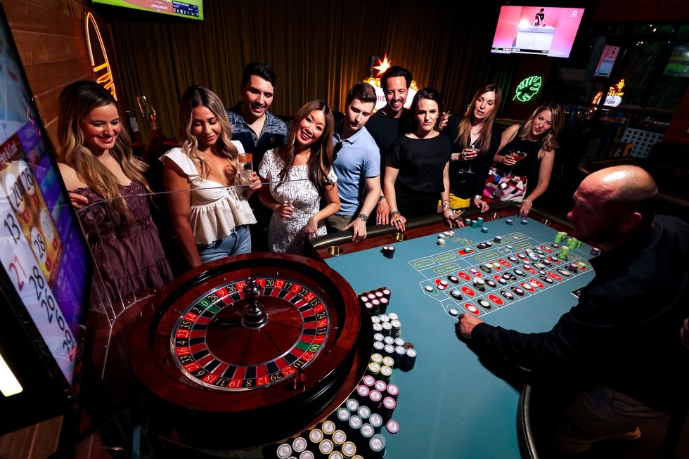 Patterson Park casino roulette wheel