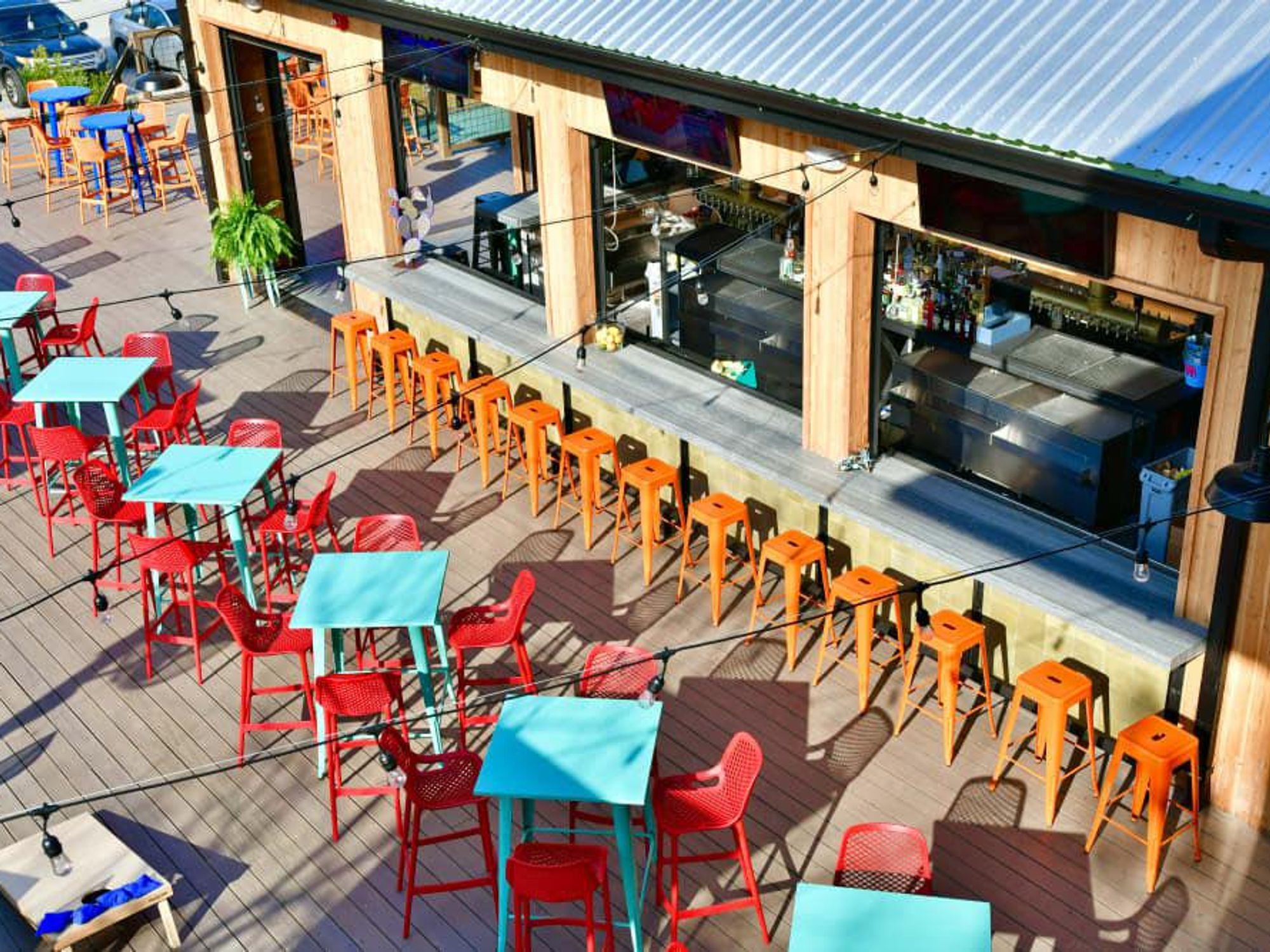 Patterson Park features a 5,000-square-foot deck.