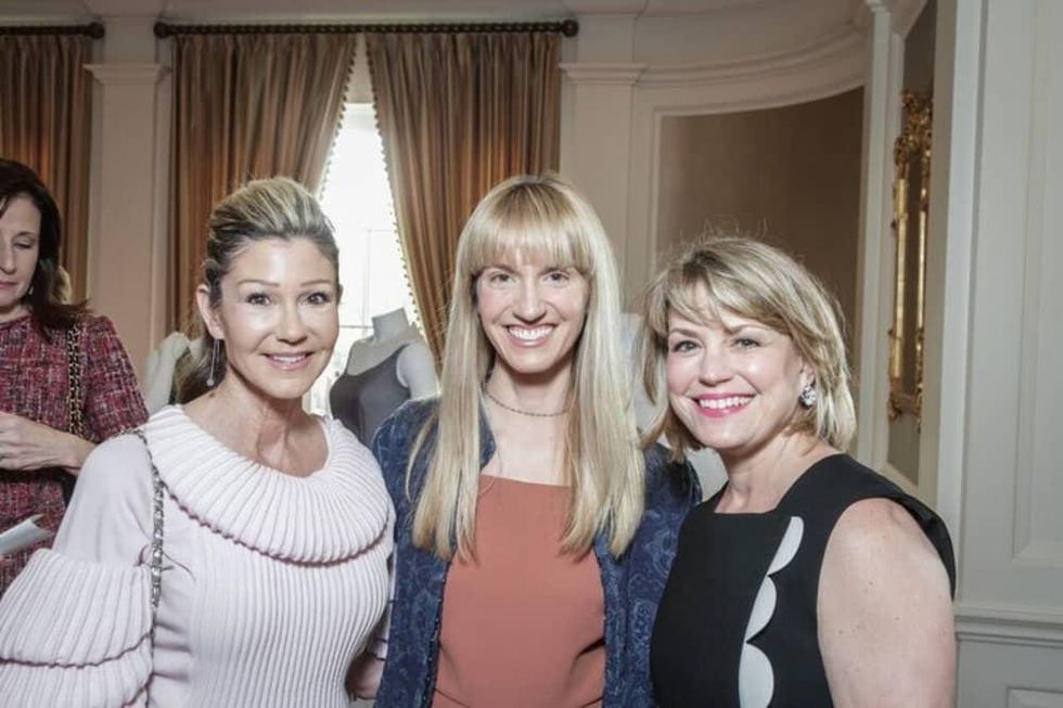 Patti Murphy, Chris Goins, Kelly Lubanko at Passion for Fashion luncheon